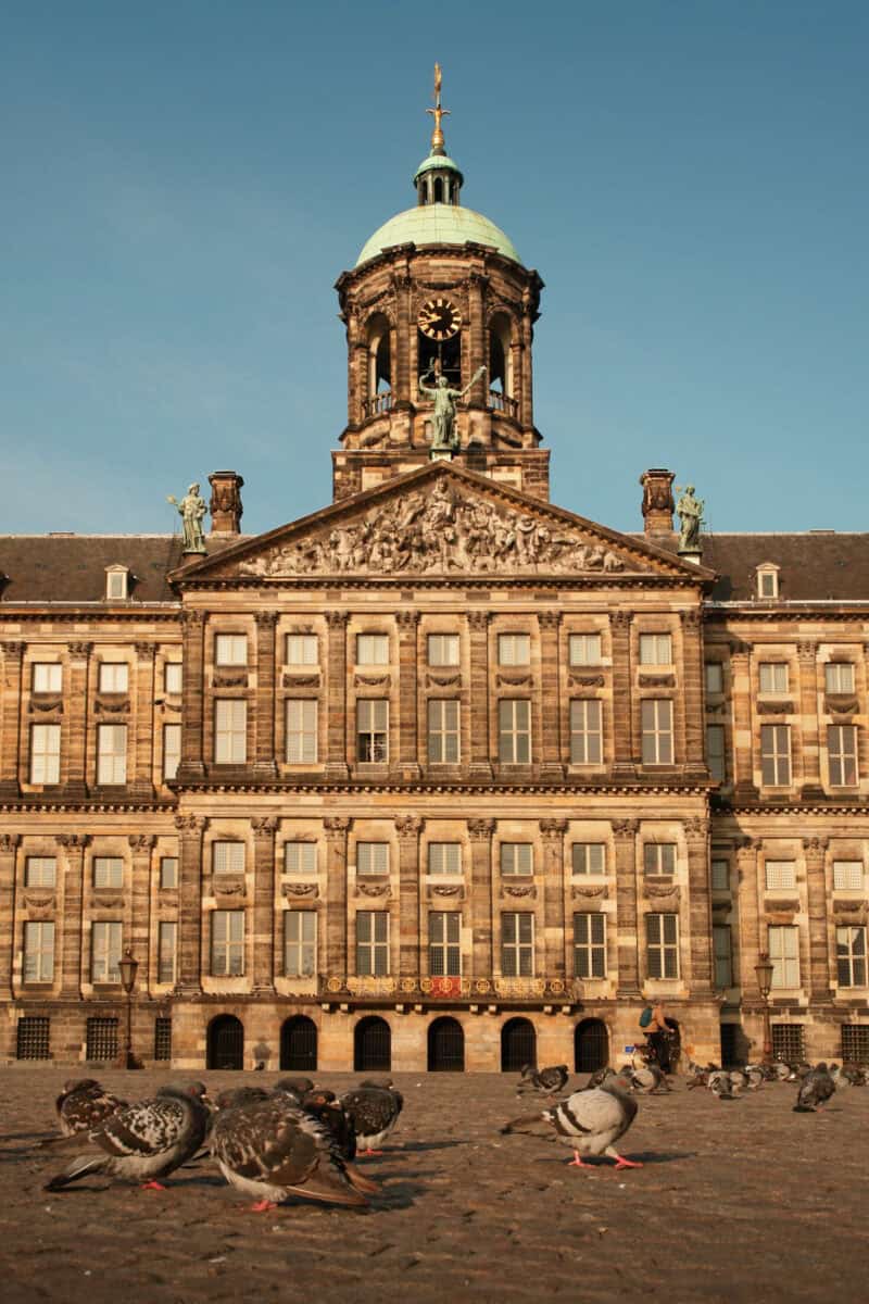 The Royal Palace in Amsterdam