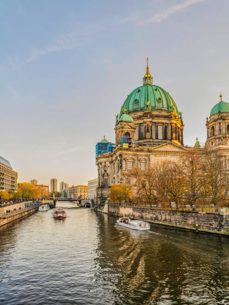 Berlin Cathedral and Spree River view.