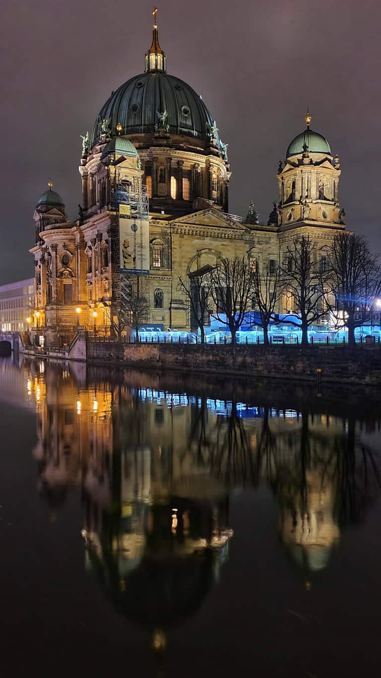 Berlin Cathedral at Night.