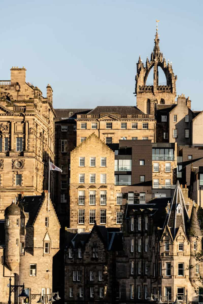 Old Town in Edinburgh, Scotland