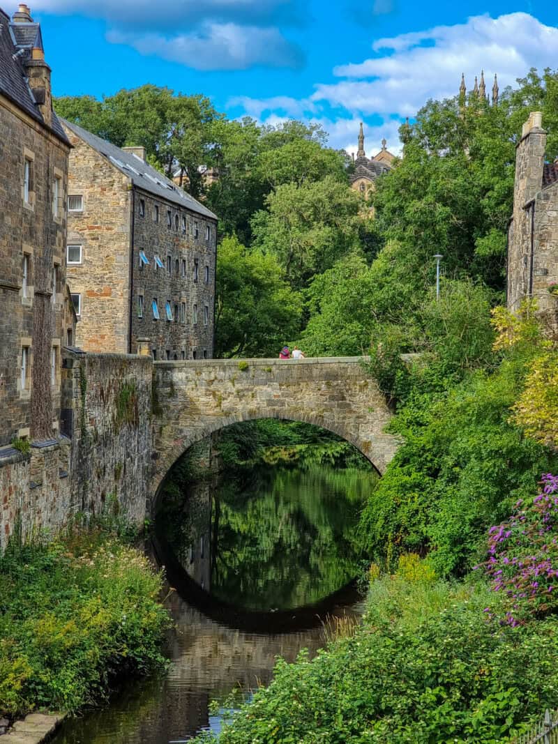 Bridge over Water of Leith, Dean Village, Edinburgh, Scotland
