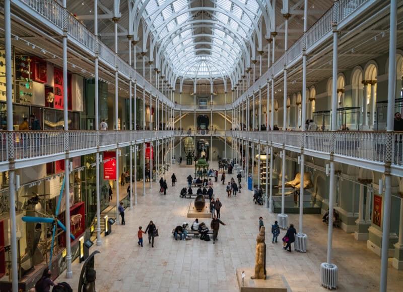 National Museum of Scotland in Edinburgh, United Kingdom