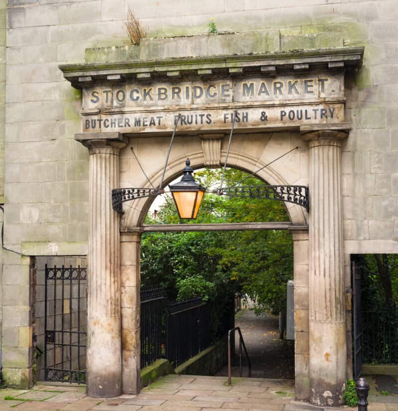 Stockbridge Market traditional sign