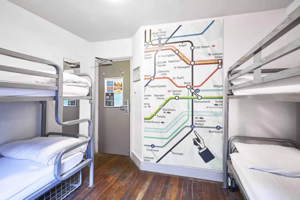 4 Bed Female-Only Dorm at St Christopher’s London Bridge – The Inn