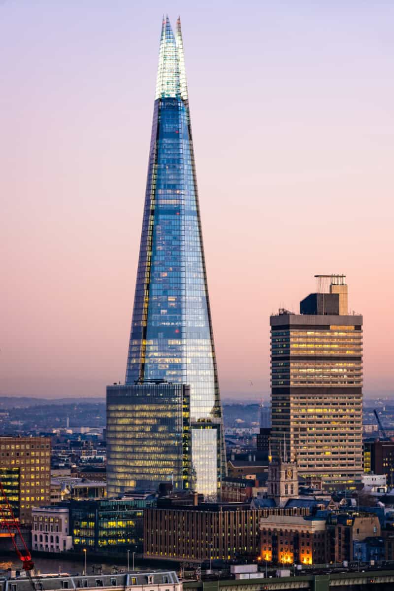 The Shard skyscraper in London
