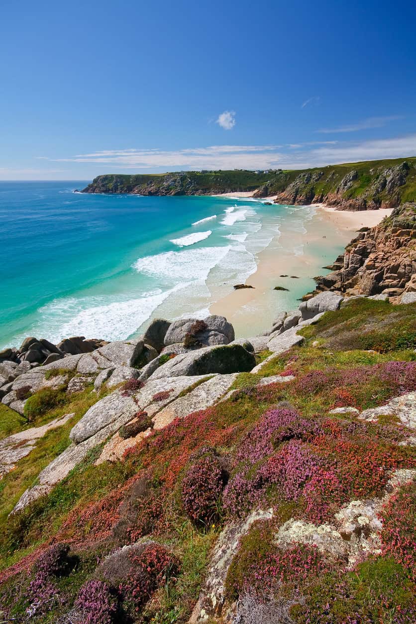 Porthcurno, Cornwall, UK.